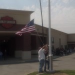 2013-09-10 5 Flag goes up